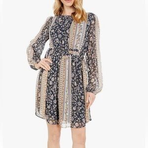 NEW Anthropologie Lost + Wander running free mini floral print dress, M